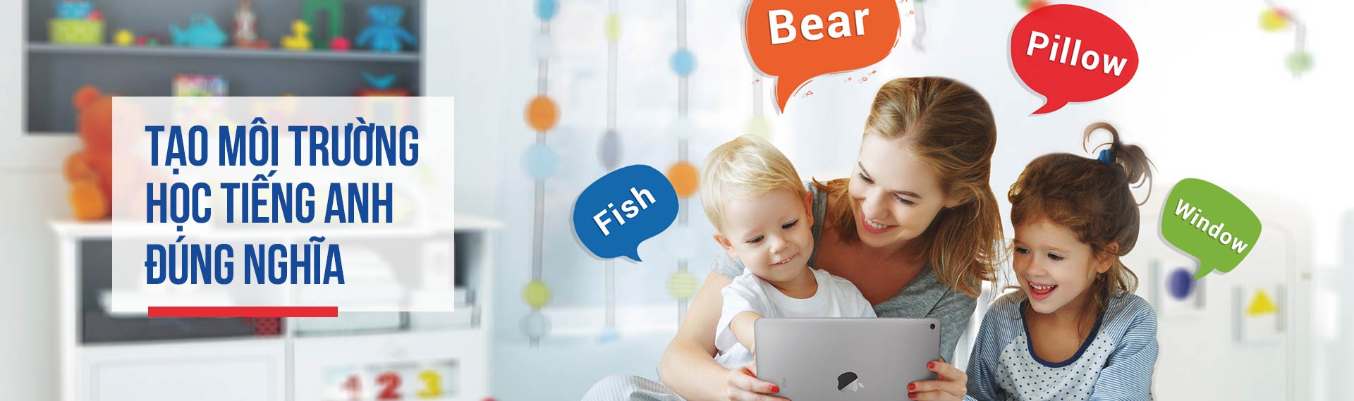 Môi trường học tiếng anh mọi noi